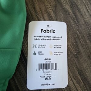 Jo+Jax Kids Green Fabric Leotsrd